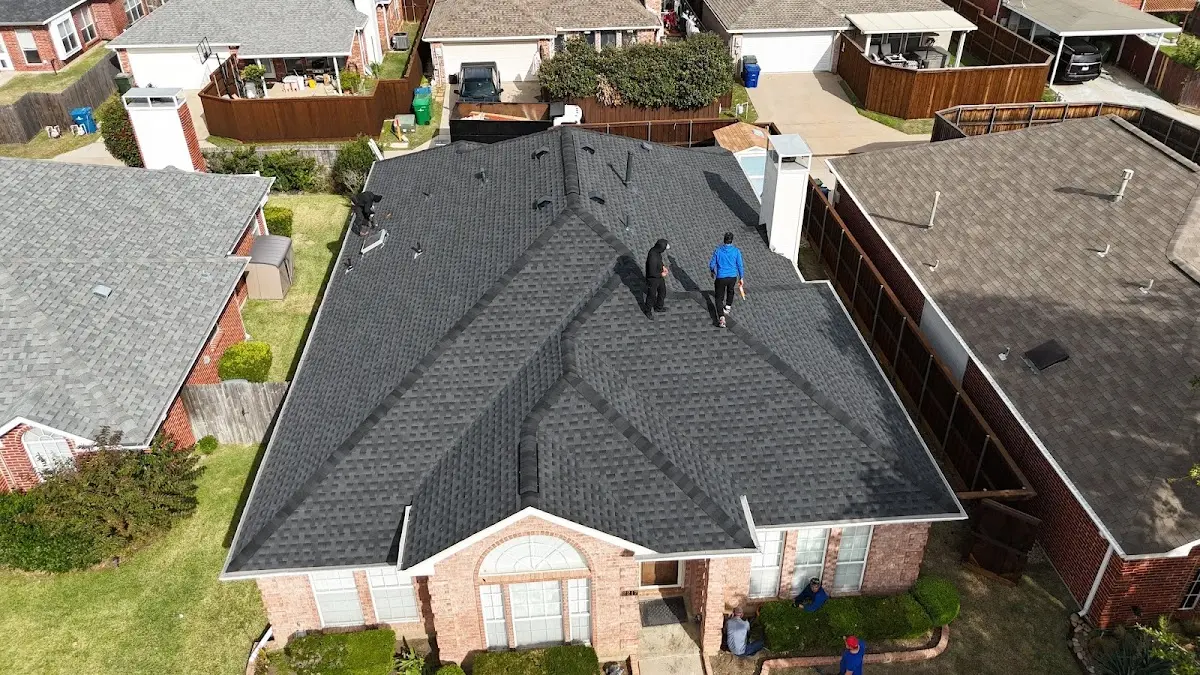 Commercial Roofing work in progress on a Pensacola property